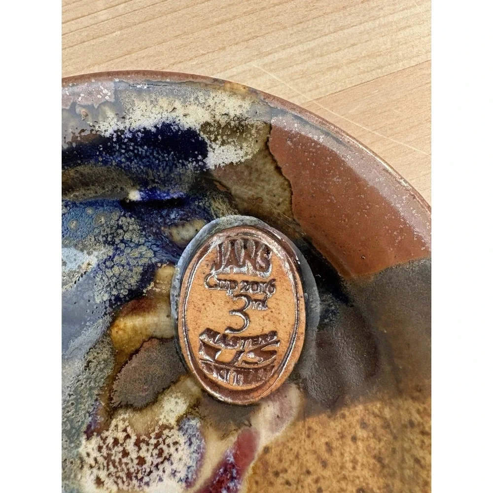 Jan's Cup Park City Utah US Masters Ski Team 2020 3rd Place Award Plaque Pottery